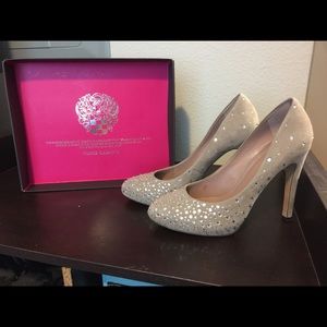 Vince Camuto rhinestone heels!